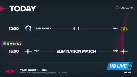 Poster siaran Liquid VS BBL