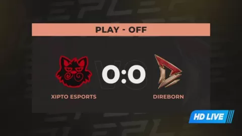 Poster siaran Xipto Esports VS Direborn