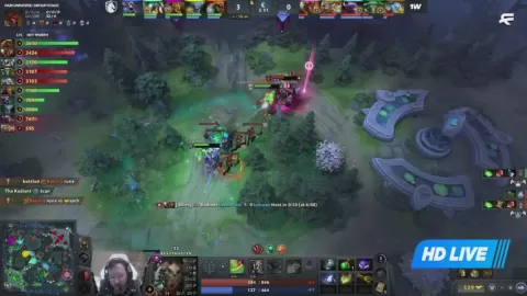 Poster siaran Team Liquid VS 1w Team