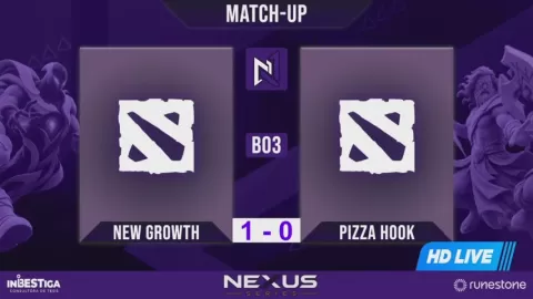 Poster siaran New Growth VS Pizza Hook