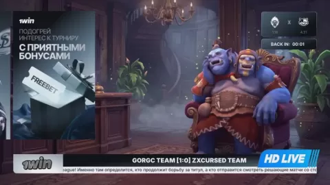 Poster siaran Team Gorgc VS Team Zxcursed