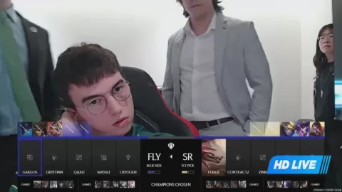 Poster siaran FlyQuest VS Shopify Rebellion