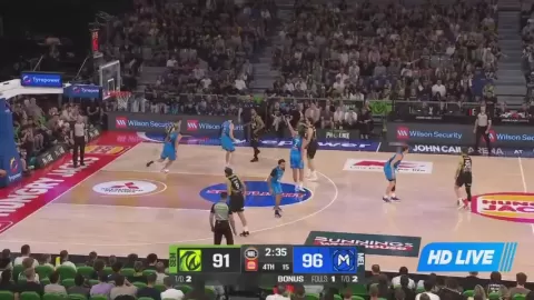 Poster siaran South East Melbourne Phoenix VS Melbourne United