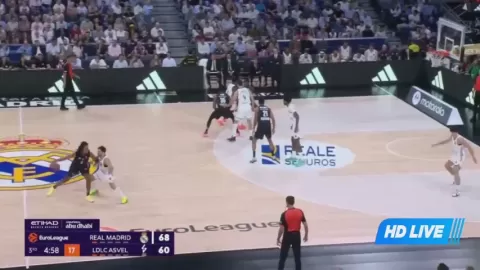 Poster siaran Real Madrid VS Lyon-Villeurbanne