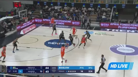 Poster siaran Aquila Basket Trento VS Chemcats Chemnitz
