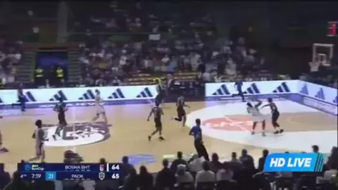 Poster siaran KK Bosna ASA BH TELECOM VS PAOK B.C.