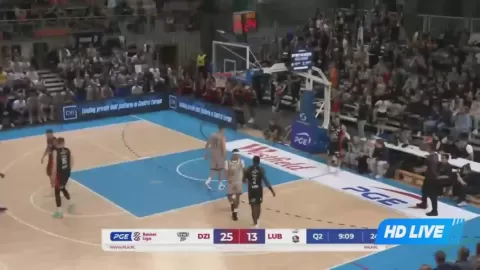 Poster siaran Dziki Warszawa VS Wikana Start SA Lublin