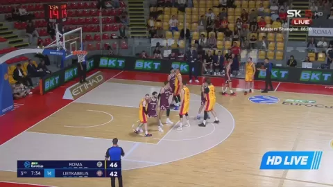 Poster siaran BC Roma SPQR VS Lietkabelis