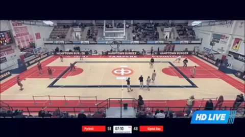 Poster siaran Pyrinto Tampere VS Kipina Basket