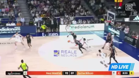 Poster siaran Real Madrid VS Bizkaia Bilbao Basket
