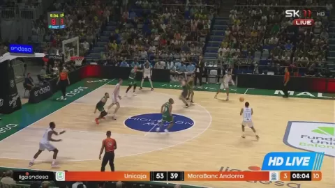 Poster siaran Unicaja Malaga VS MoraBanc Andorra