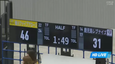 Poster siaran Takamatsu Five Arrows VS Kagoshima Rebnise