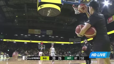Poster siaran Sendai 89ers VS Kobe Storks