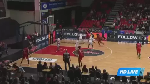 Poster siaran Leicester Riders VS Bristol Academy Flyers