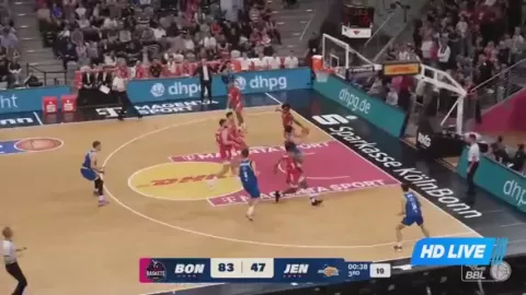 Poster siaran Telekom Baskets Bonn VS Jena