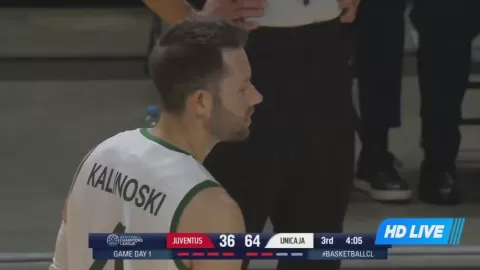 Poster siaran U.Juventus VS Unicaja Malaga