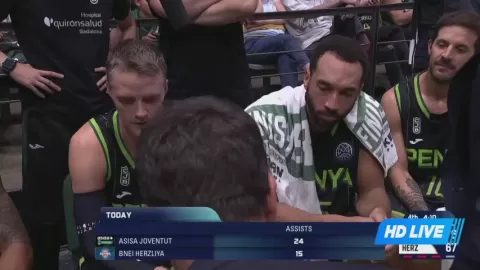 Poster siaran DKV Joventut VS Bnei Herzliya