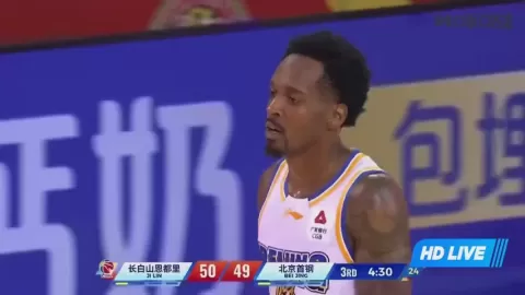 Poster siaran Jilin Northeast Tigers VS Beijing Shougang Ducks
