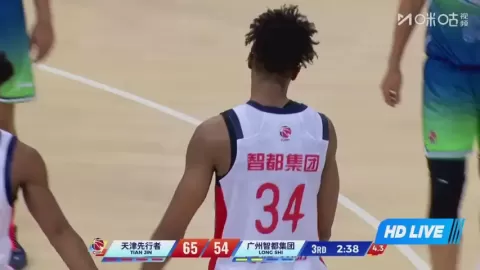 Poster siaran Tianjin Pioneers VS Guangzhou Loong Lions