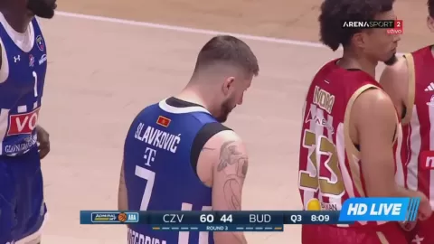 Poster siaran Crvena Zvezda Belgrade VS KK Buducnost