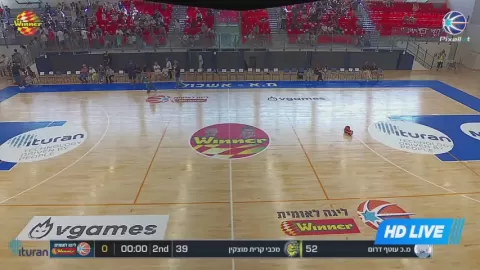 Poster siaran Otef Darom VS Maccabi Kiryat Motzkin