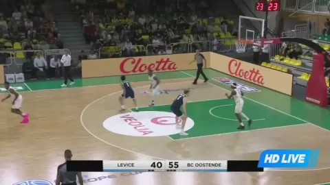 Poster siaran ONYX Levice VS Telindus Oostende