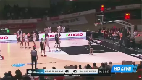 Poster siaran Les Lions de Geneve VS Bakken Bears