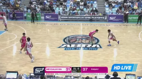 Poster siaran Pasay Voyagers VS Meycauayan