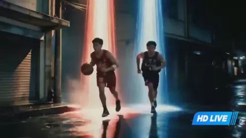Poster siaran Arellano University Chiefs VS JRU Heavy Bombers