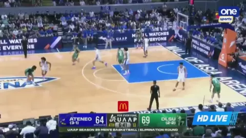 Poster siaran Ateneo de Manila University VS DLSU Green Archers