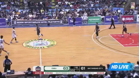 Poster siaran Batangas City Tanduay Rum Masters VS Cebu Classic