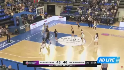 Poster siaran Perfumerias Avenida Women VS MBK Ruzomberok Women