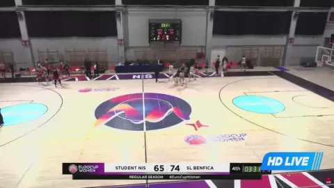 Poster siaran Serbia Student (W) VS Benfica Women