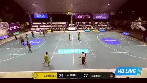 Poster siaran Lobos BKB Chalchuapa VS Aguilar basketball team