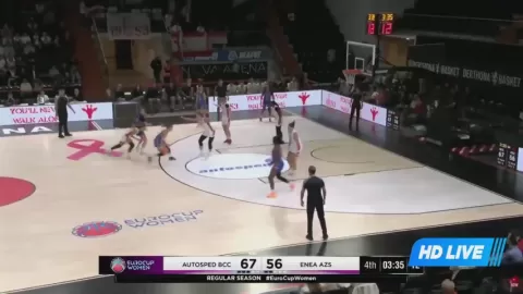 Poster siaran BCC Derthona Basket (W) VS INEA AZS Poznan Women