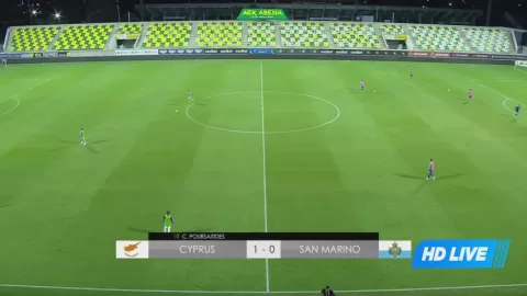 Poster siaran Cyprus U21 VS San Marino U21