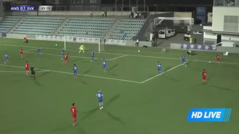 Poster siaran Andorra U21 VS Slovakia U21