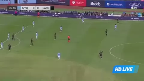 Poster siaran New York City FC vs Los Angeles FC