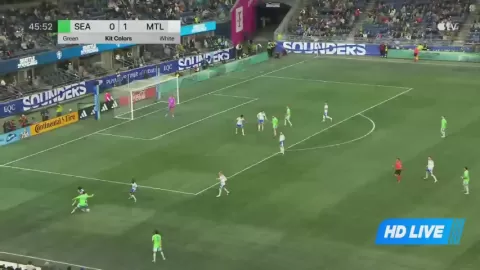 Poster siaran Seattle Sounders vs CF Montréal