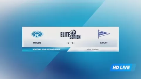 Poster siaran Molde VS Start Kristiansand