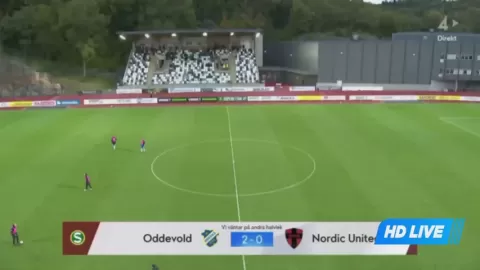 Poster siaran IK Oddevold VS Nordic United FC
