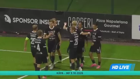 Poster siaran KTP Kotka VS Klubi 04 Helsinki