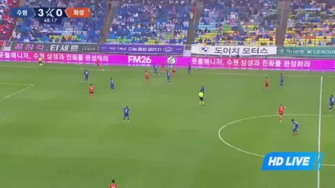 Poster siaran Suwon Samsung Bluewings VS Hwaseong FC