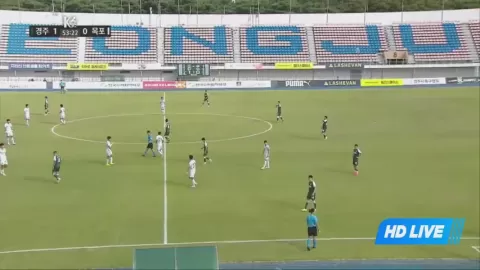 Poster siaran Gyeongju KHNP VS Mokpo City