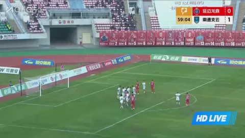 Poster siaran Yanbian Longding VS Nantong Zhiyun