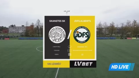 Poster siaran Saldus SS/Leevon VS JDFS Alberts