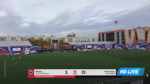 Poster siaran Zvezda Sint Petersburg VS FC Cherepovets
