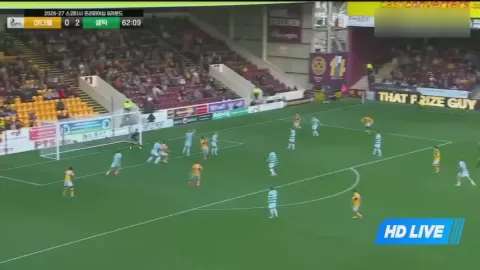 Poster siaran Motherwell F.C. VS Celtic FC