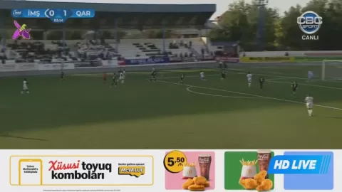 Poster siaran İmişli FK VS Qarabag
