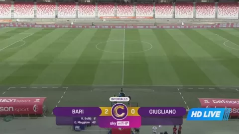 Poster siaran Bari VS A.S.D. Giugliano Calcio 1928